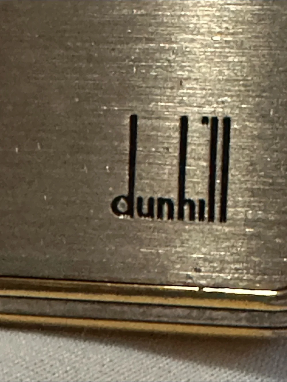 Dunhill Men's Interchangeable Belt Buckle Set of 3 - Gold & Silver Tone